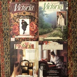 Vintage Victoria Magazine 5 issues from 1988.